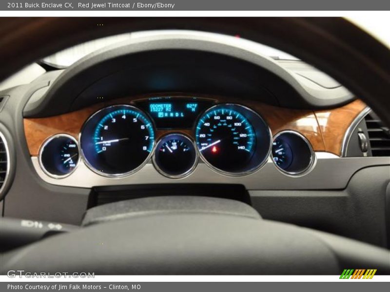 Red Jewel Tintcoat / Ebony/Ebony 2011 Buick Enclave CX