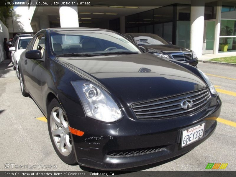 Black Obsidian / Wheat 2006 Infiniti G 35 Coupe