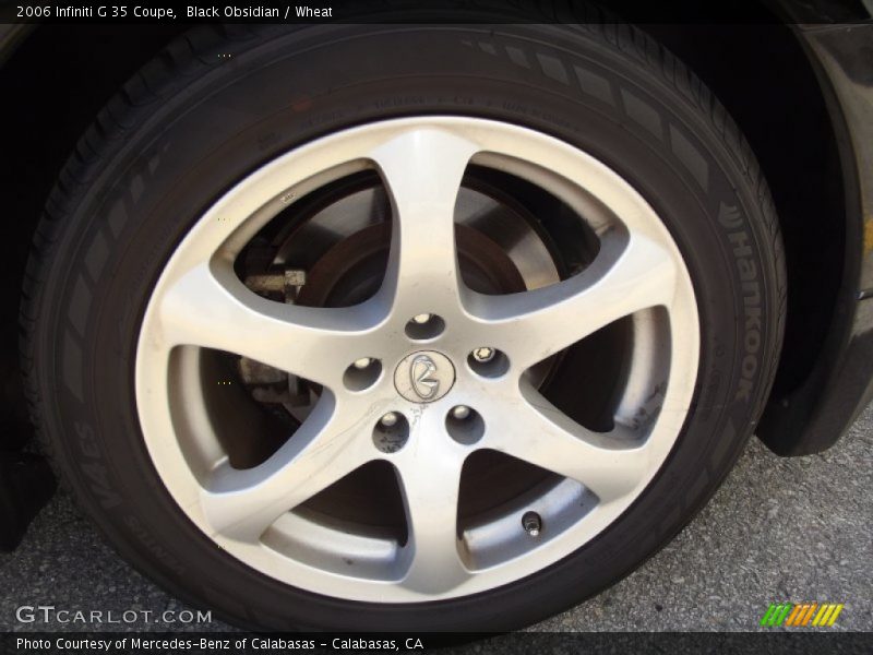 Black Obsidian / Wheat 2006 Infiniti G 35 Coupe