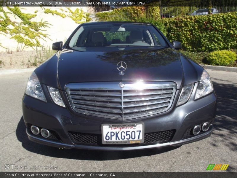 Steel Grey Metallic / Ash/Dark Grey 2011 Mercedes-Benz E 350 BlueTEC Sedan