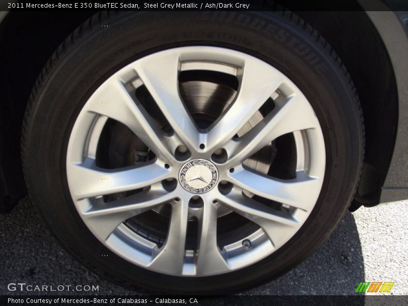 Steel Grey Metallic / Ash/Dark Grey 2011 Mercedes-Benz E 350 BlueTEC Sedan