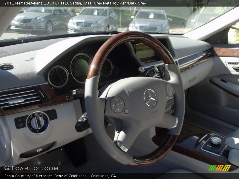 Steel Grey Metallic / Ash/Dark Grey 2011 Mercedes-Benz E 350 BlueTEC Sedan