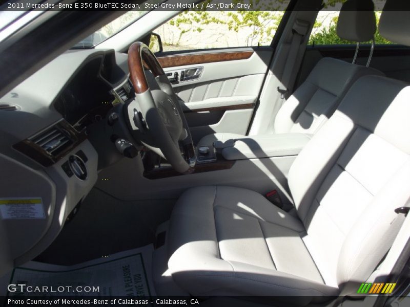 Steel Grey Metallic / Ash/Dark Grey 2011 Mercedes-Benz E 350 BlueTEC Sedan