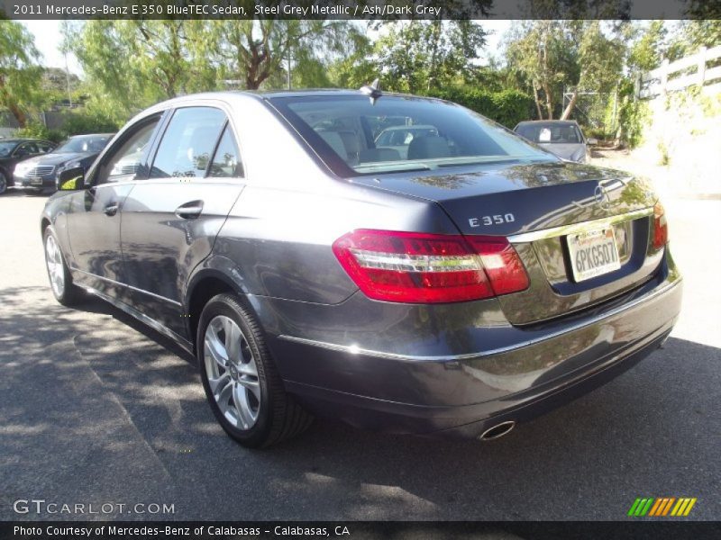 Steel Grey Metallic / Ash/Dark Grey 2011 Mercedes-Benz E 350 BlueTEC Sedan