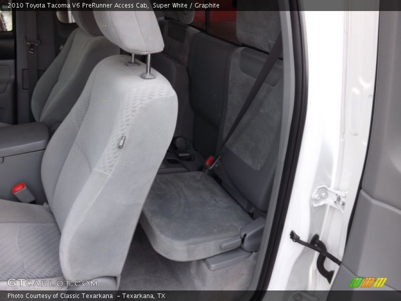 Super White / Graphite 2010 Toyota Tacoma V6 PreRunner Access Cab