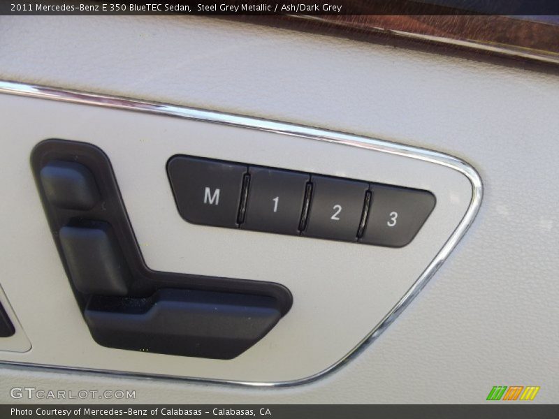Steel Grey Metallic / Ash/Dark Grey 2011 Mercedes-Benz E 350 BlueTEC Sedan