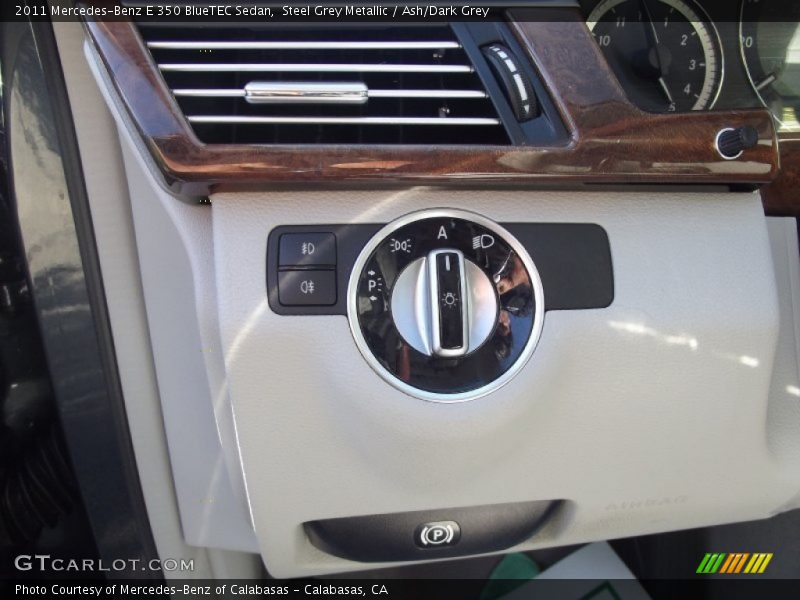 Steel Grey Metallic / Ash/Dark Grey 2011 Mercedes-Benz E 350 BlueTEC Sedan
