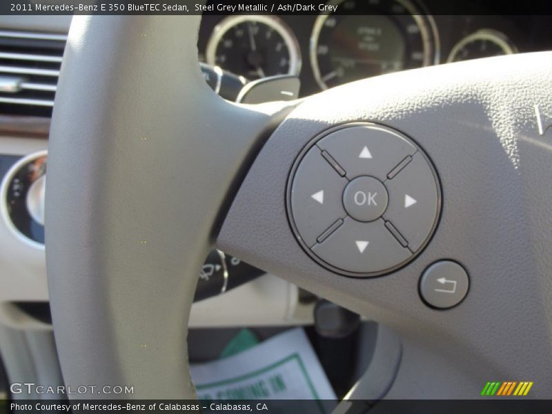 Steel Grey Metallic / Ash/Dark Grey 2011 Mercedes-Benz E 350 BlueTEC Sedan