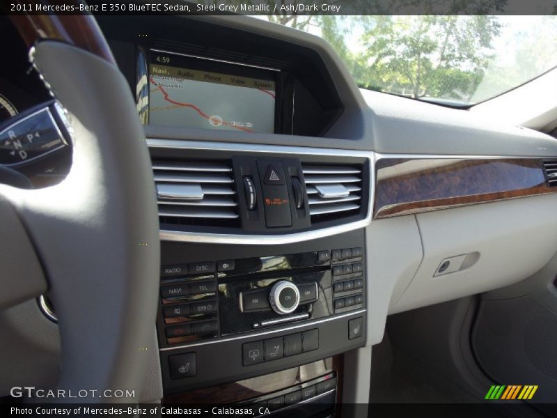 Steel Grey Metallic / Ash/Dark Grey 2011 Mercedes-Benz E 350 BlueTEC Sedan