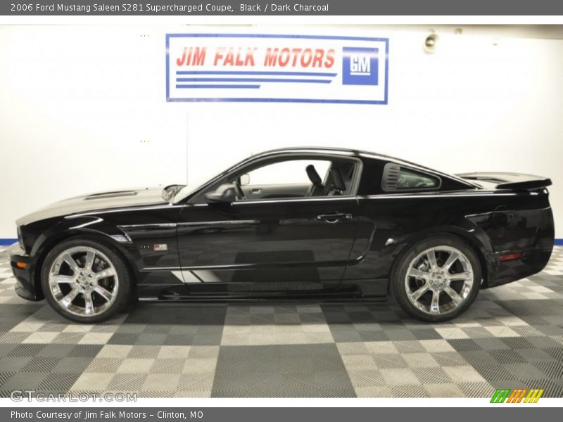 Black / Dark Charcoal 2006 Ford Mustang Saleen S281 Supercharged Coupe