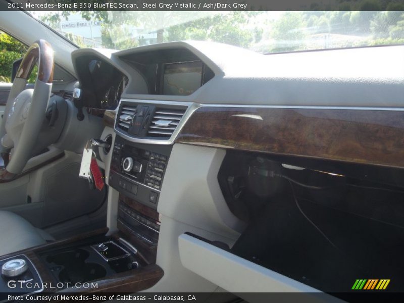 Steel Grey Metallic / Ash/Dark Grey 2011 Mercedes-Benz E 350 BlueTEC Sedan