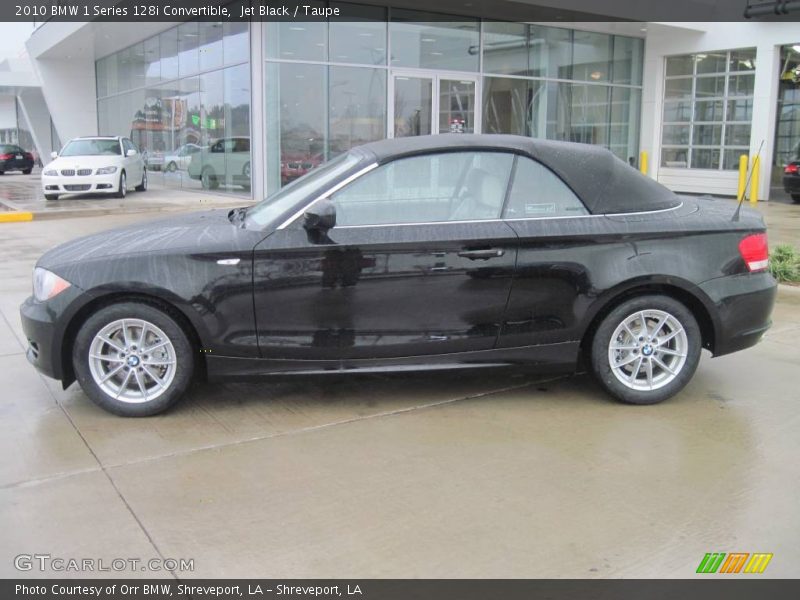 Jet Black / Taupe 2010 BMW 1 Series 128i Convertible