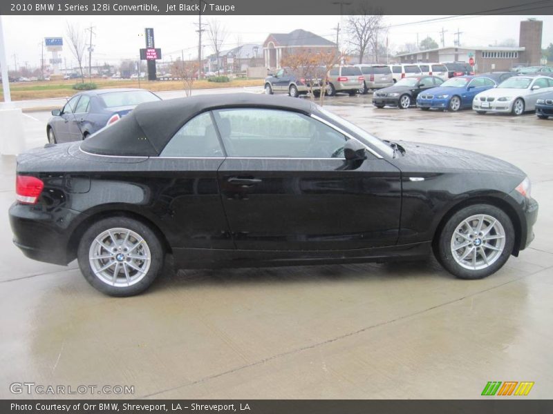 Jet Black / Taupe 2010 BMW 1 Series 128i Convertible