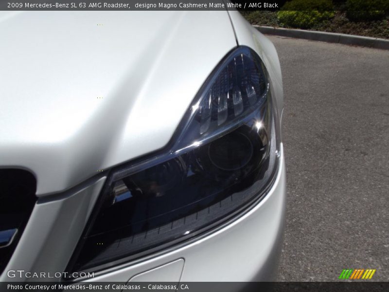 designo Magno Cashmere Matte White / AMG Black 2009 Mercedes-Benz SL 63 AMG Roadster