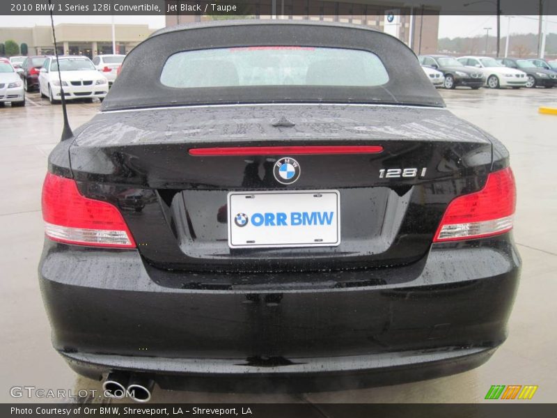 Jet Black / Taupe 2010 BMW 1 Series 128i Convertible