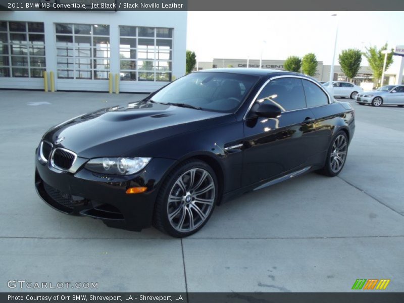 Jet Black / Black Novillo Leather 2011 BMW M3 Convertible
