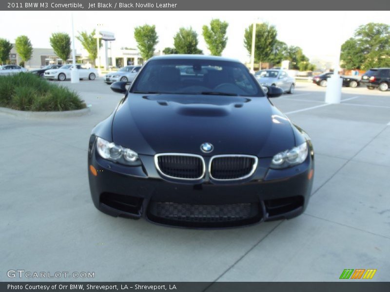 Jet Black / Black Novillo Leather 2011 BMW M3 Convertible