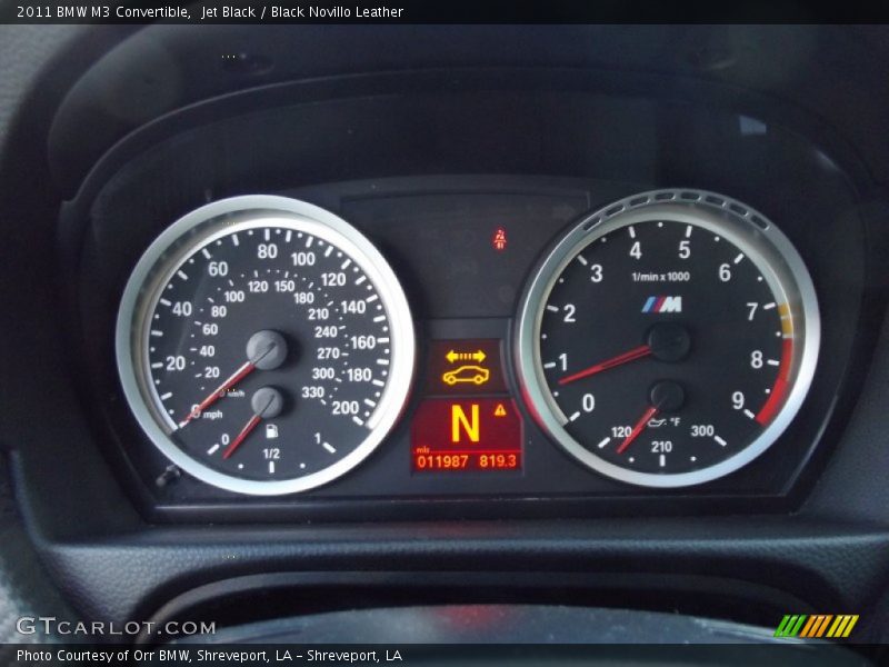  2011 M3 Convertible Convertible Gauges
