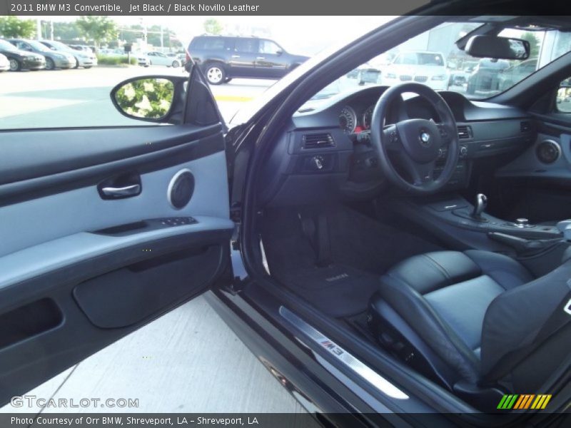Jet Black / Black Novillo Leather 2011 BMW M3 Convertible