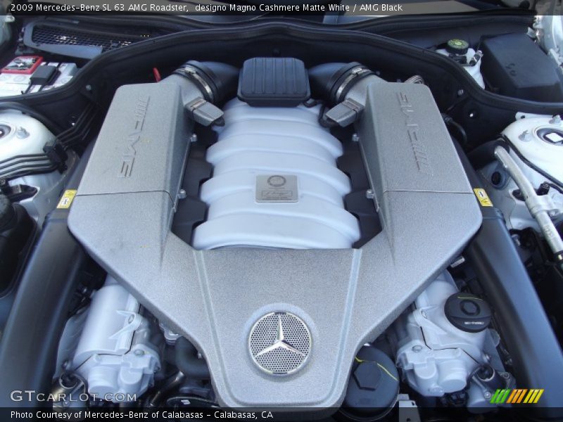  2009 SL 63 AMG Roadster Engine - 6.3 Liter AMG DOHC 32-Valve VVT V8