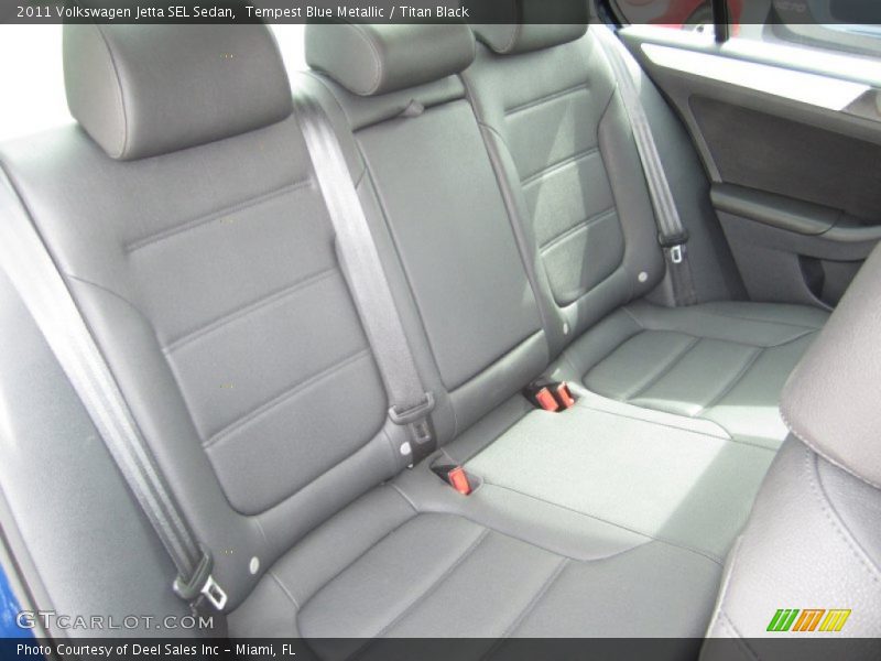 Tempest Blue Metallic / Titan Black 2011 Volkswagen Jetta SEL Sedan