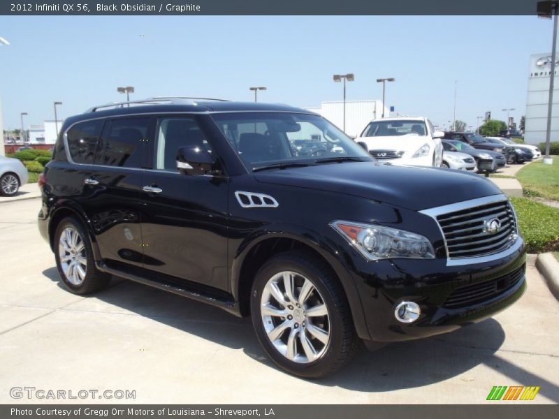 Black Obsidian / Graphite 2012 Infiniti QX 56