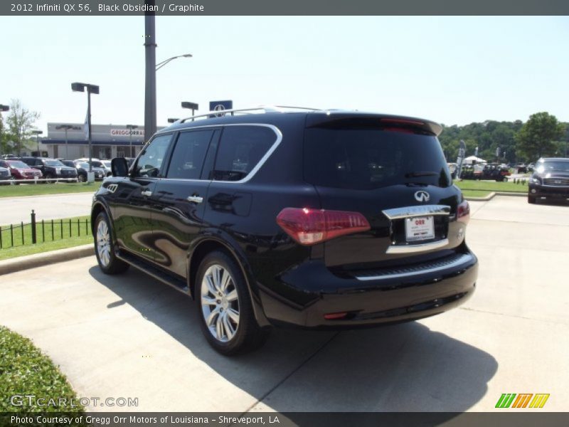 Black Obsidian / Graphite 2012 Infiniti QX 56