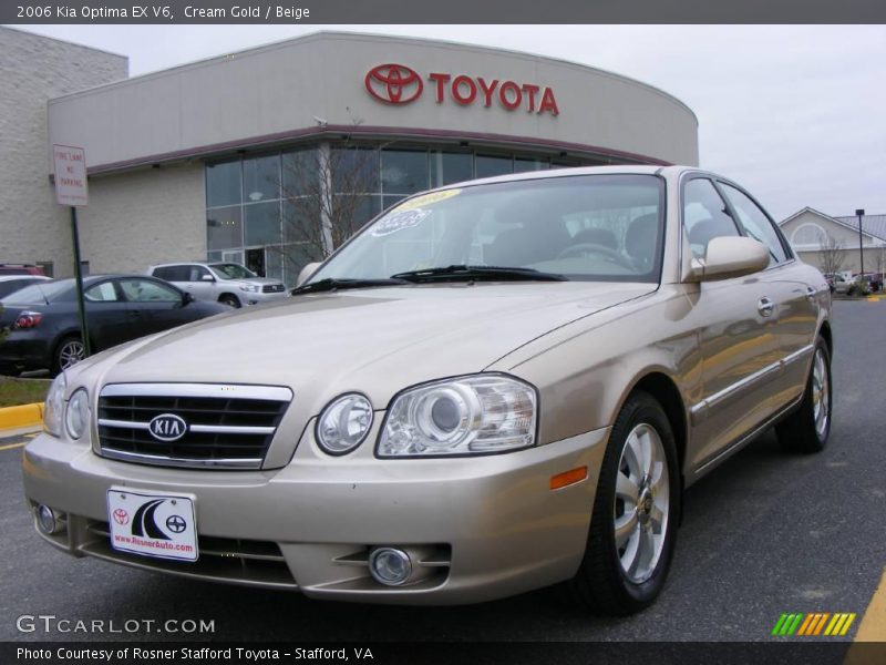 Cream Gold / Beige 2006 Kia Optima EX V6