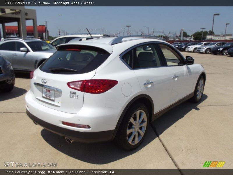 Moonlight White / Wheat 2012 Infiniti EX 35 Journey