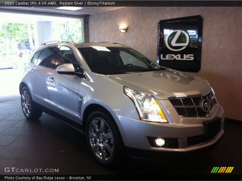 Radiant Silver / Ebony/Titanium 2010 Cadillac SRX 4 V6 AWD