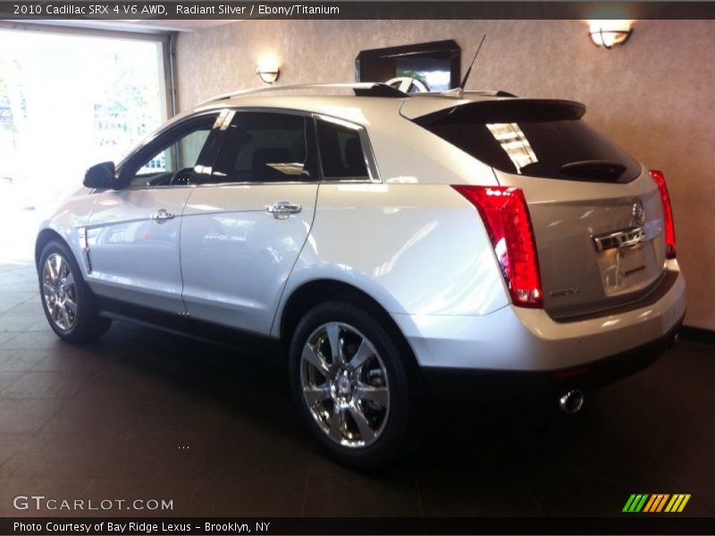 Radiant Silver / Ebony/Titanium 2010 Cadillac SRX 4 V6 AWD