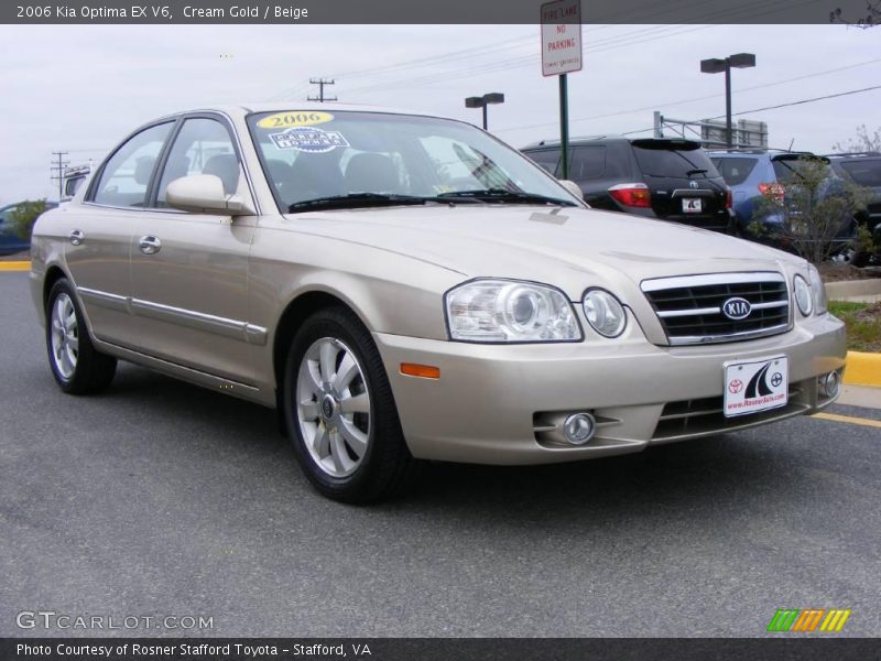 Cream Gold / Beige 2006 Kia Optima EX V6