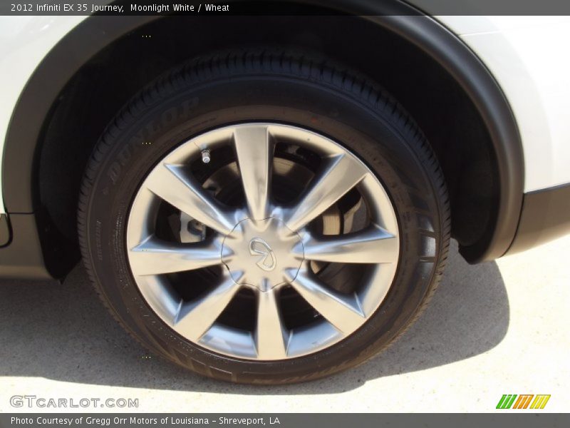 Moonlight White / Wheat 2012 Infiniti EX 35 Journey