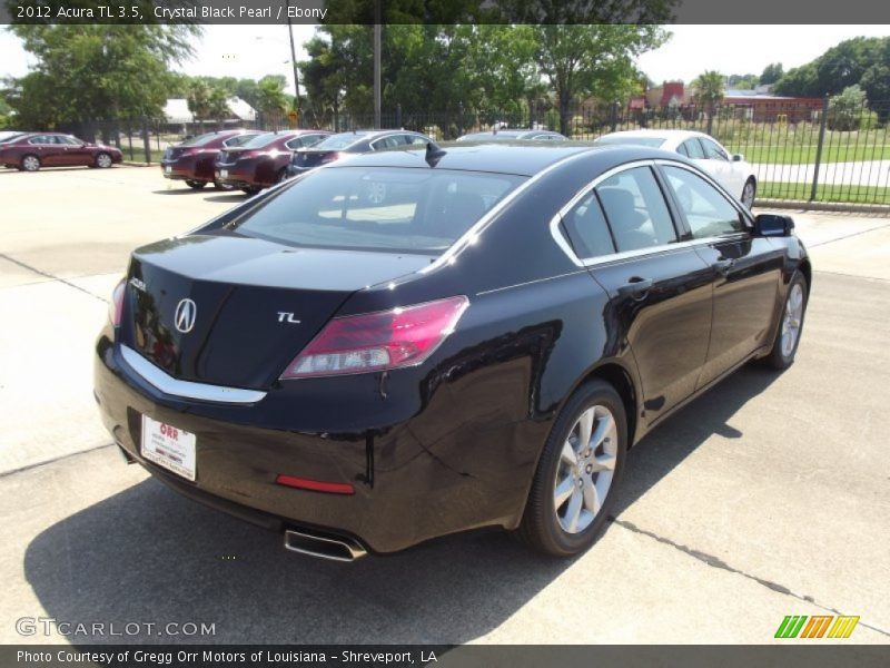 Crystal Black Pearl / Ebony 2012 Acura TL 3.5