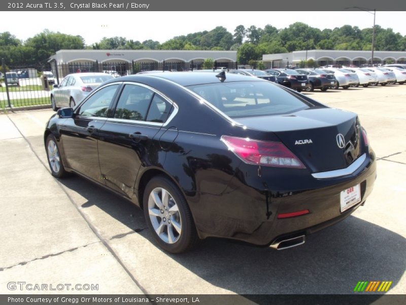 Crystal Black Pearl / Ebony 2012 Acura TL 3.5