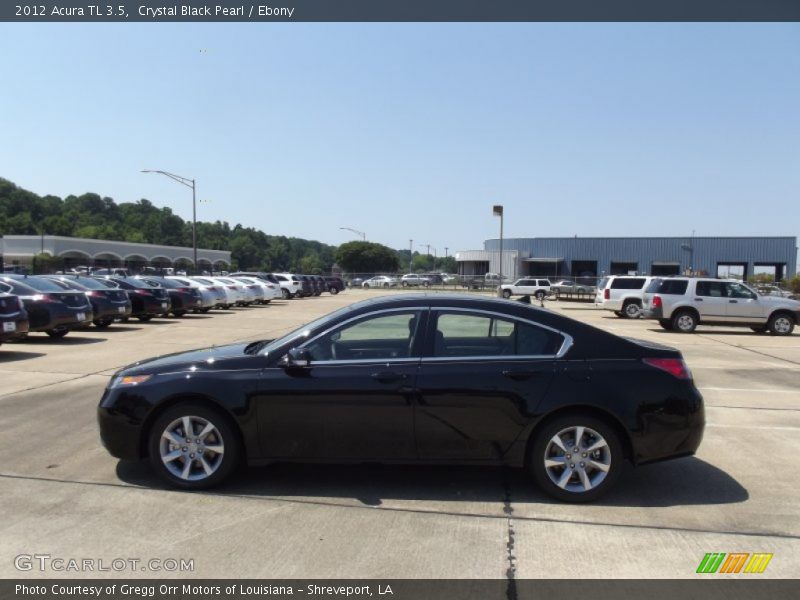 Crystal Black Pearl / Ebony 2012 Acura TL 3.5