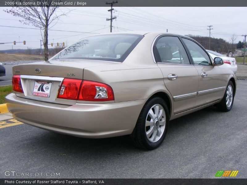 Cream Gold / Beige 2006 Kia Optima EX V6