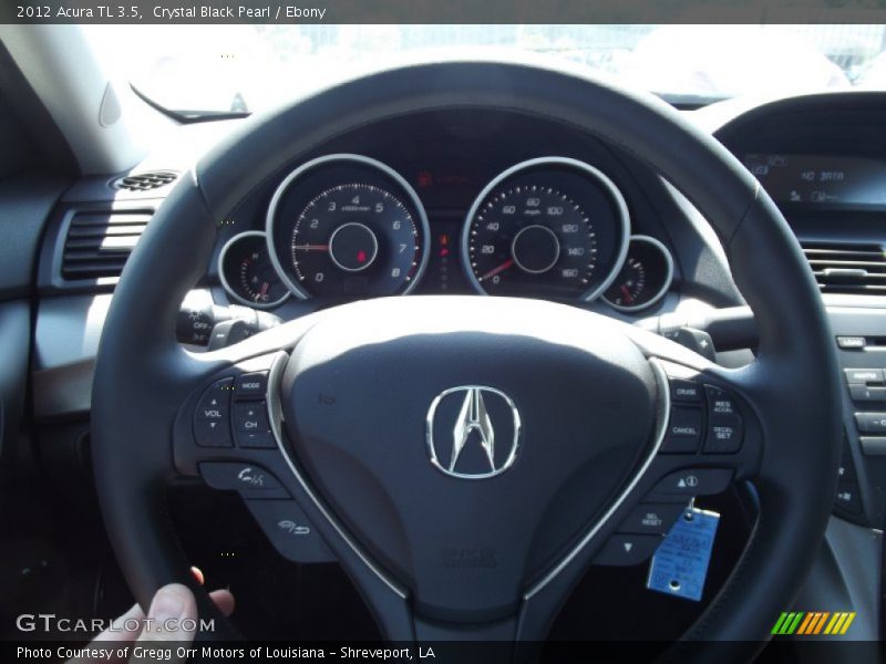 Crystal Black Pearl / Ebony 2012 Acura TL 3.5