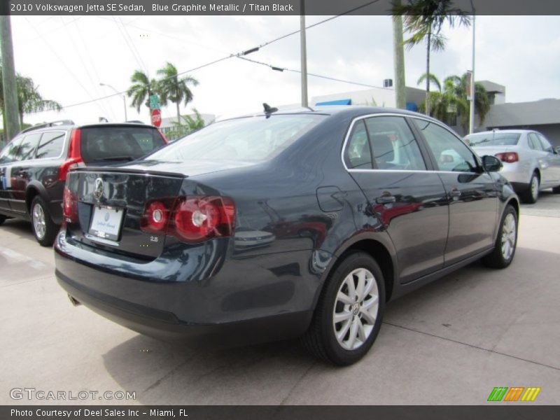 Blue Graphite Metallic / Titan Black 2010 Volkswagen Jetta SE Sedan