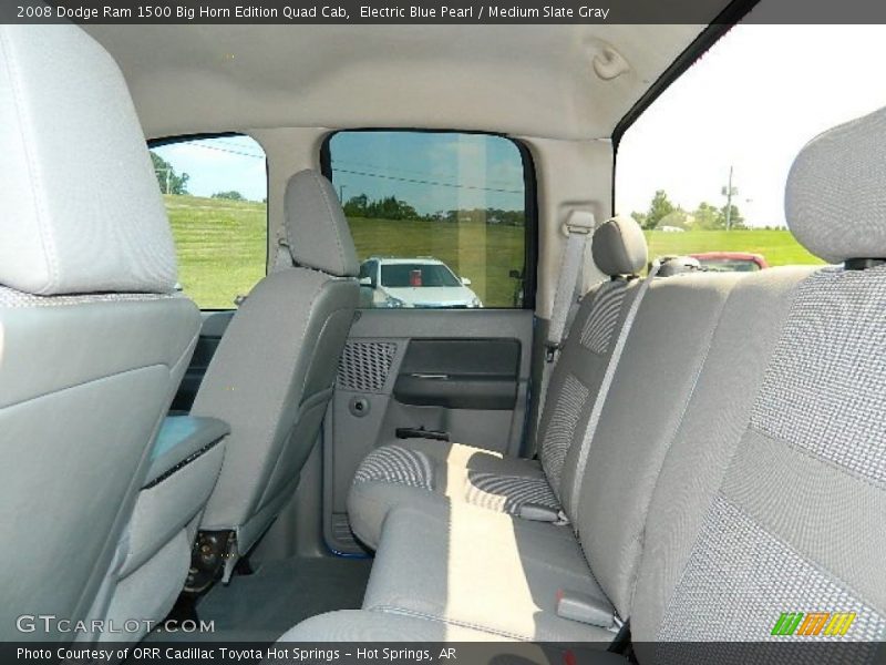 Electric Blue Pearl / Medium Slate Gray 2008 Dodge Ram 1500 Big Horn Edition Quad Cab