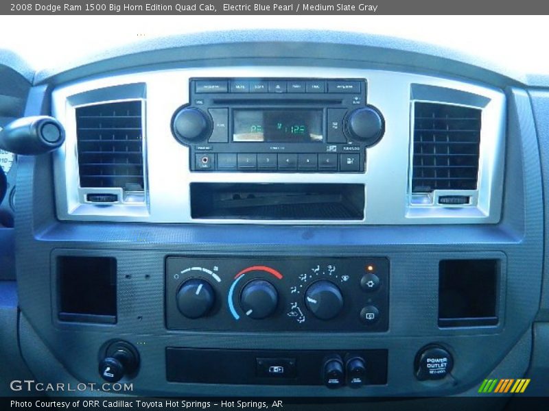 Electric Blue Pearl / Medium Slate Gray 2008 Dodge Ram 1500 Big Horn Edition Quad Cab