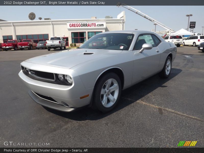Bright Silver Metallic / Dark Slate Gray 2012 Dodge Challenger SXT