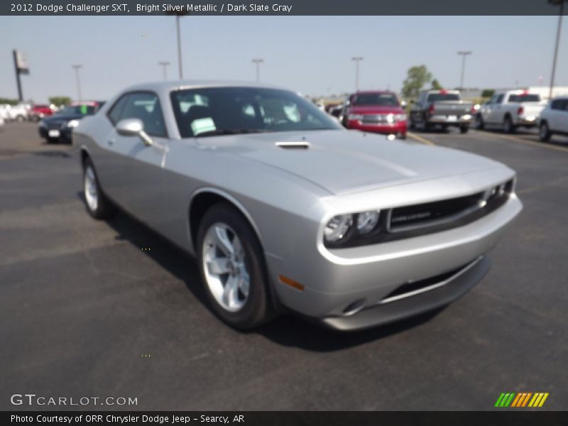 Bright Silver Metallic / Dark Slate Gray 2012 Dodge Challenger SXT