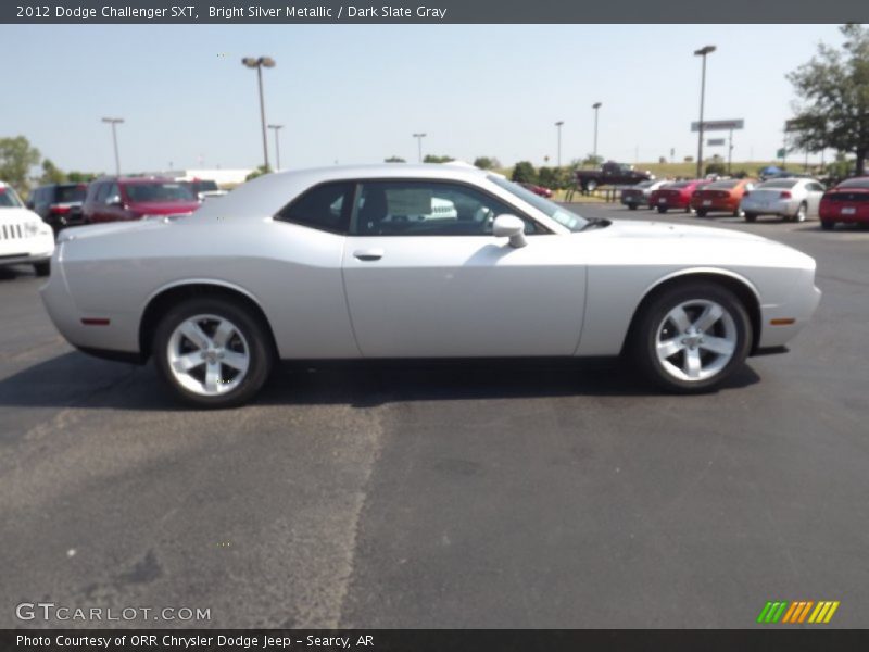 Bright Silver Metallic / Dark Slate Gray 2012 Dodge Challenger SXT