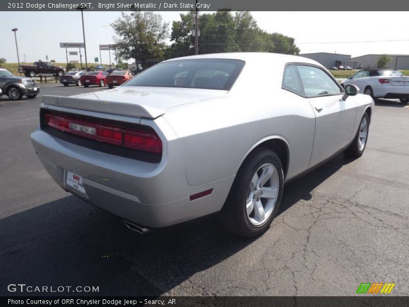 Bright Silver Metallic / Dark Slate Gray 2012 Dodge Challenger SXT