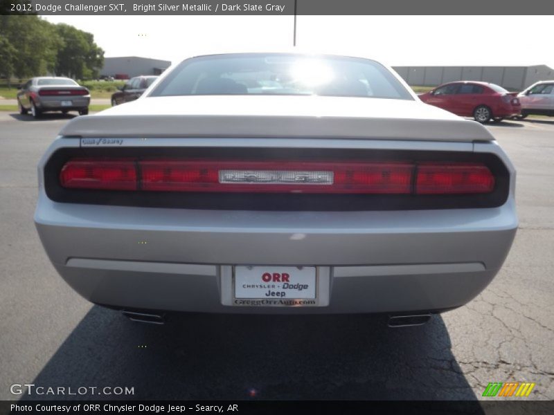 Bright Silver Metallic / Dark Slate Gray 2012 Dodge Challenger SXT