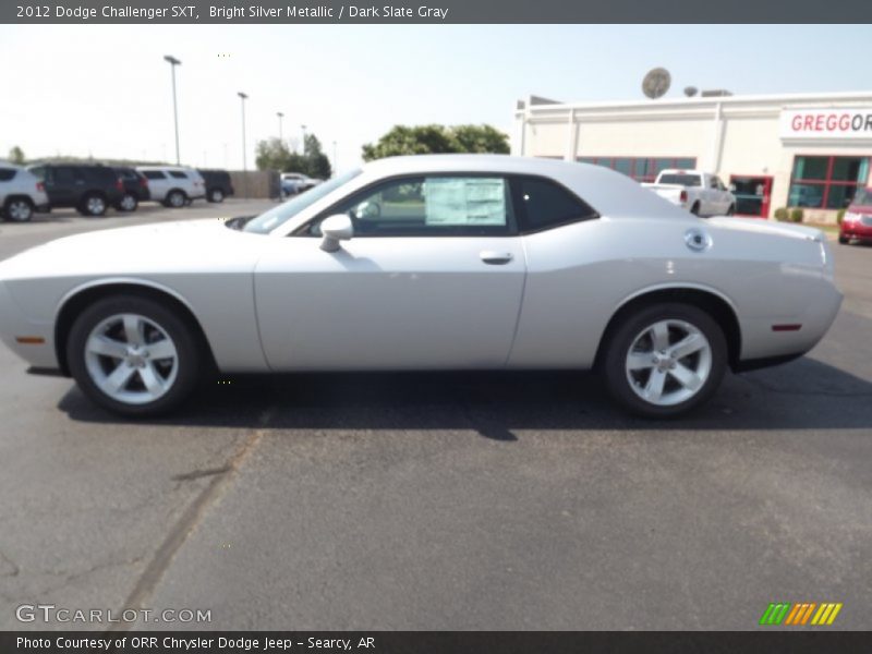 Bright Silver Metallic / Dark Slate Gray 2012 Dodge Challenger SXT