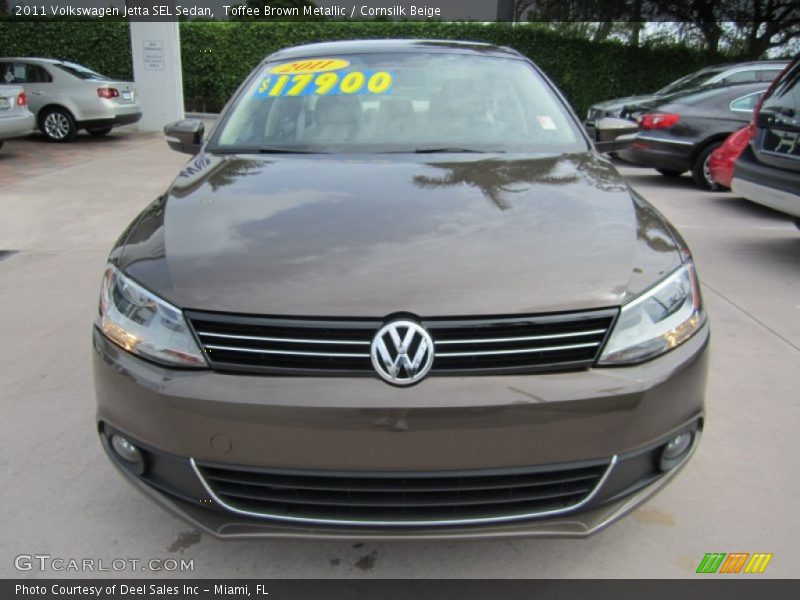 Toffee Brown Metallic / Cornsilk Beige 2011 Volkswagen Jetta SEL Sedan