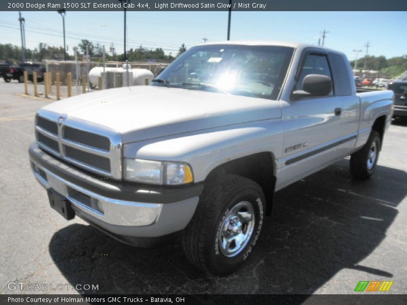 Light Driftwood Satin Glow / Mist Gray 2000 Dodge Ram 1500 SLT Extended Cab 4x4