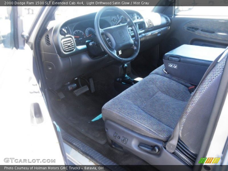 Mist Gray Interior - 2000 Ram 1500 SLT Extended Cab 4x4 
